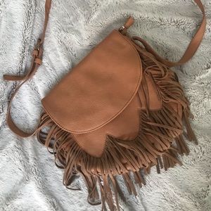 Fringe crossbody purse